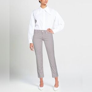 Womens Jacob Cohen Lightweight Cropped Casual Pants Handmade In Italy Size 27